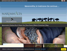 Tablet Screenshot of maremmalta.it
